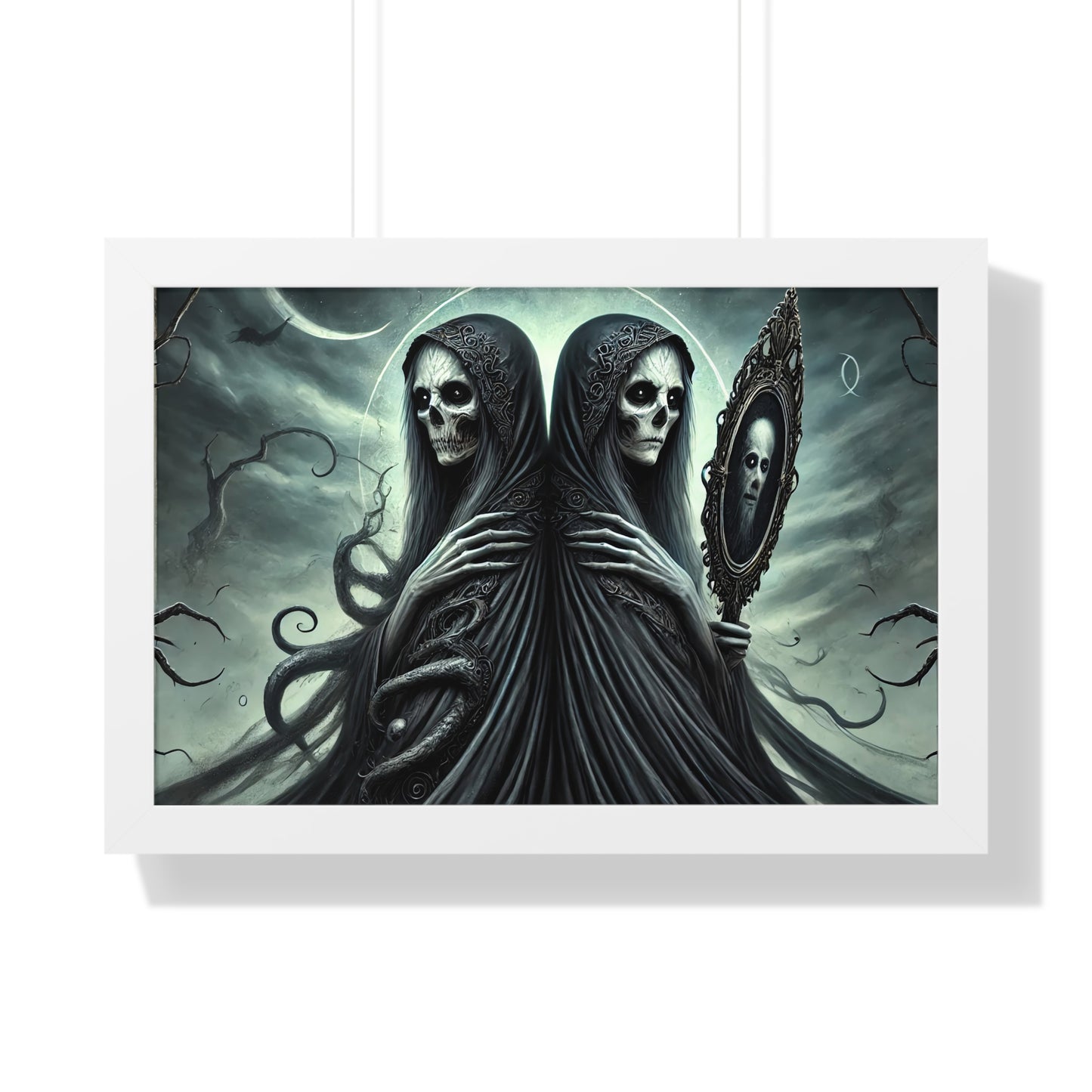 Happy Halloween Framed Horizontal Poster Gemini