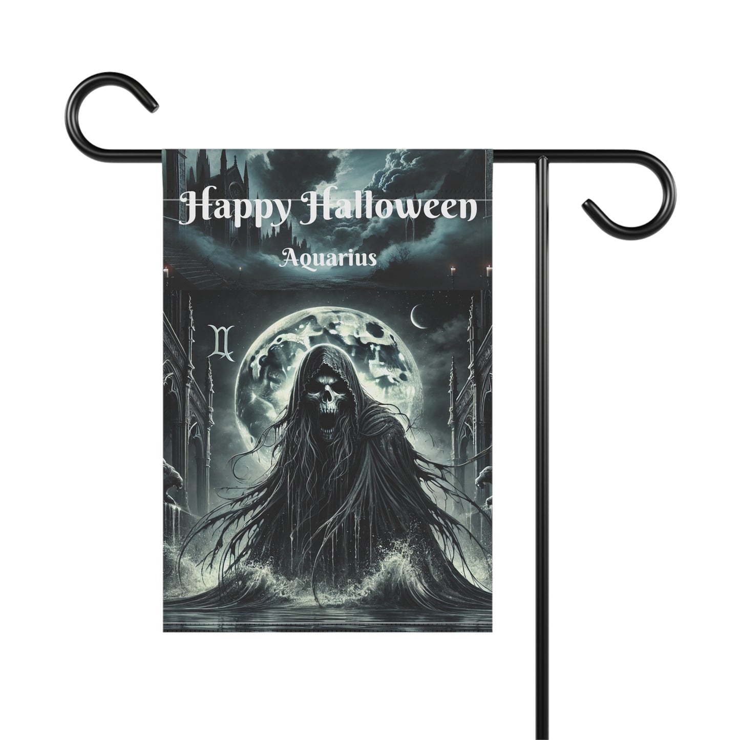 Happy Halloween Garden & House Banner - Aquarius