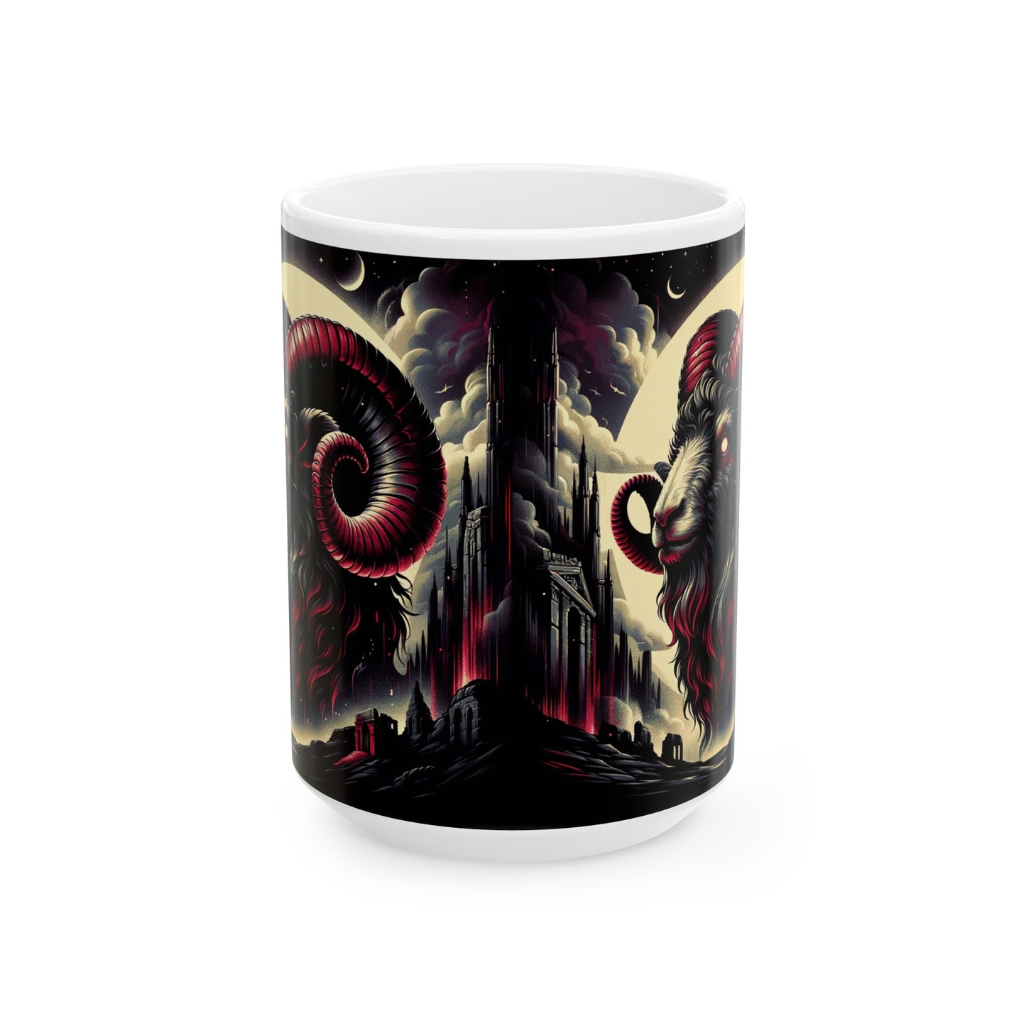 ARIES GOTHIC Ceramic Mug, (11oz, 15oz)