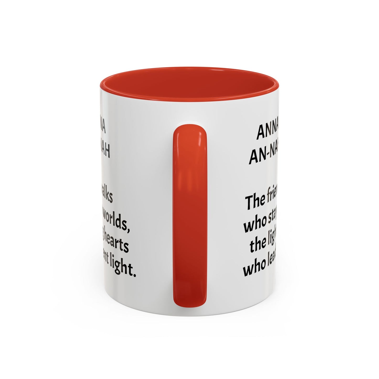 Mystical ANNA Name Mug – Witchy Quote Mugs – “She Walks Between Worlds” & “The Friend Who Stays”