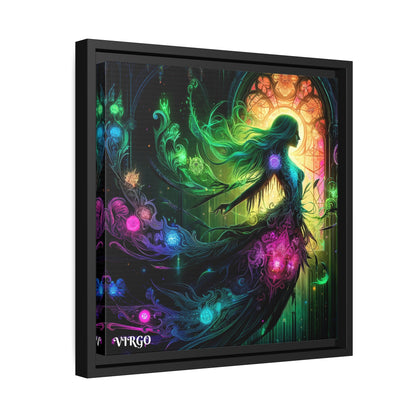 VIRGO Matte Canvas, Black Frame