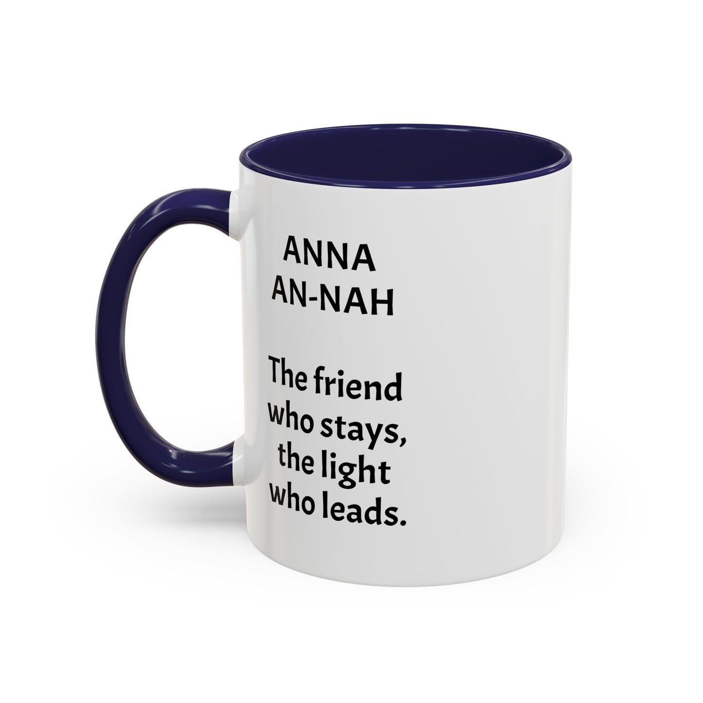 Mystical ANNA Name Mug – Witchy Quote Mugs – “She Walks Between Worlds” & “The Friend Who Stays”