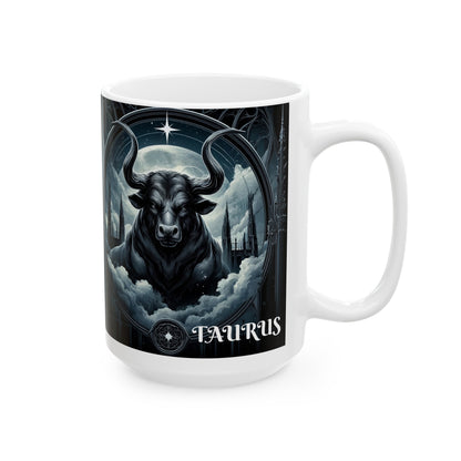 TAURUS GOTHIC Ceramic Mug, (11oz, 15oz)