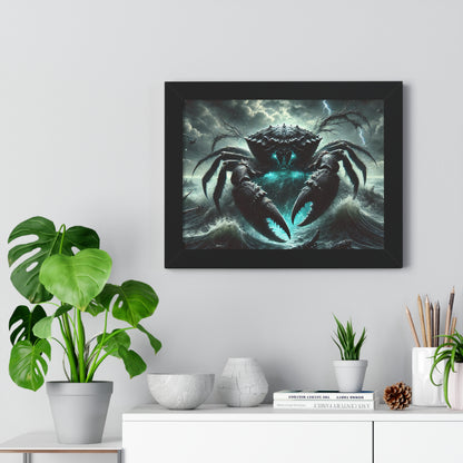 Happy Halloween Framed Horizontal Poster Cancer