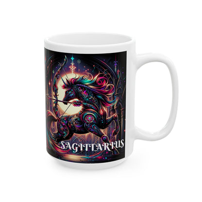 SAGITTARIUS Ceramic Mug, (11oz, 15oz)