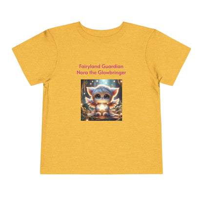 Toddler Short Sleeve Tee Nora the Glowbringer