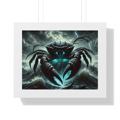 Happy Halloween Framed Horizontal Poster Cancer