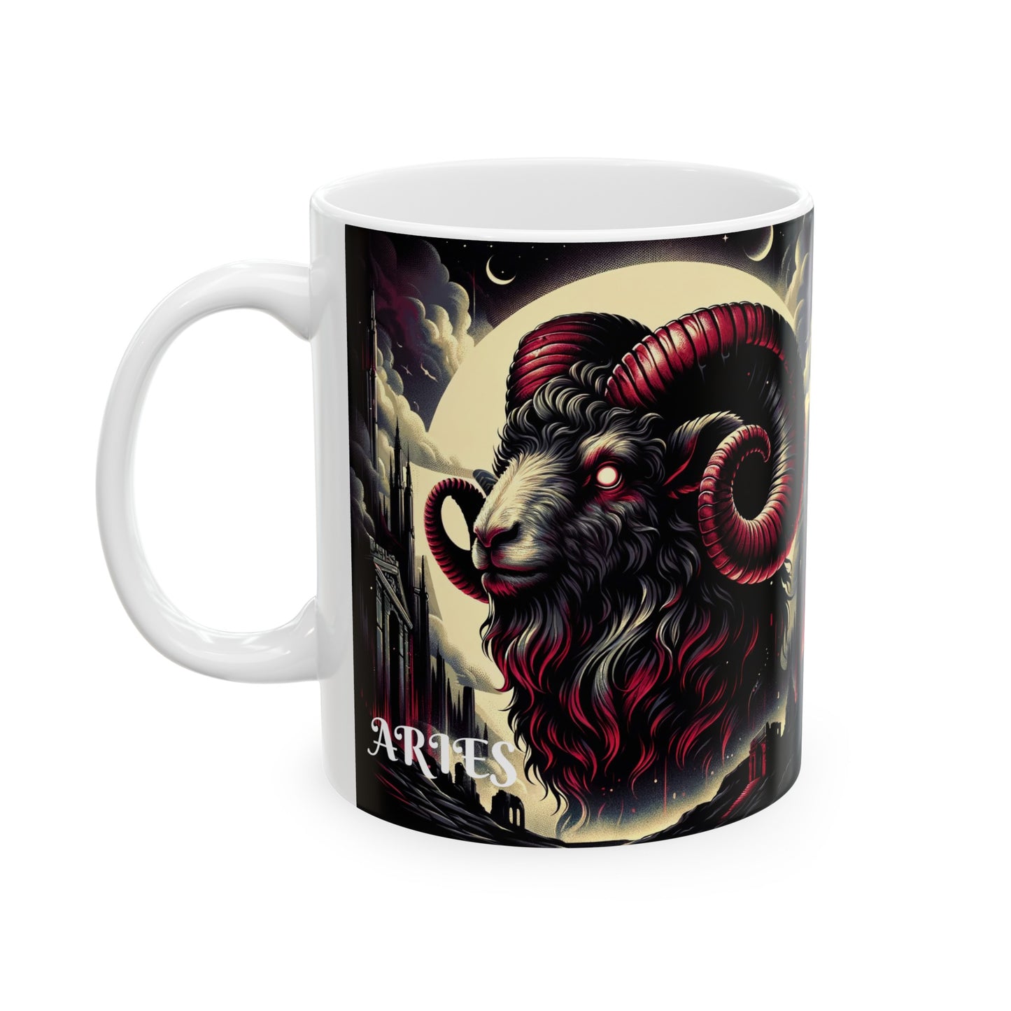 ARIES GOTHIC Ceramic Mug, (11oz, 15oz)