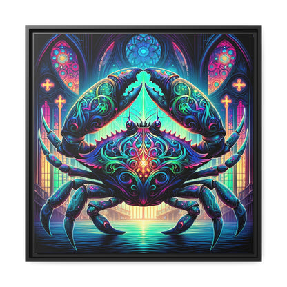 ZODIAC SIGN Matte Canvas, Black Frame
