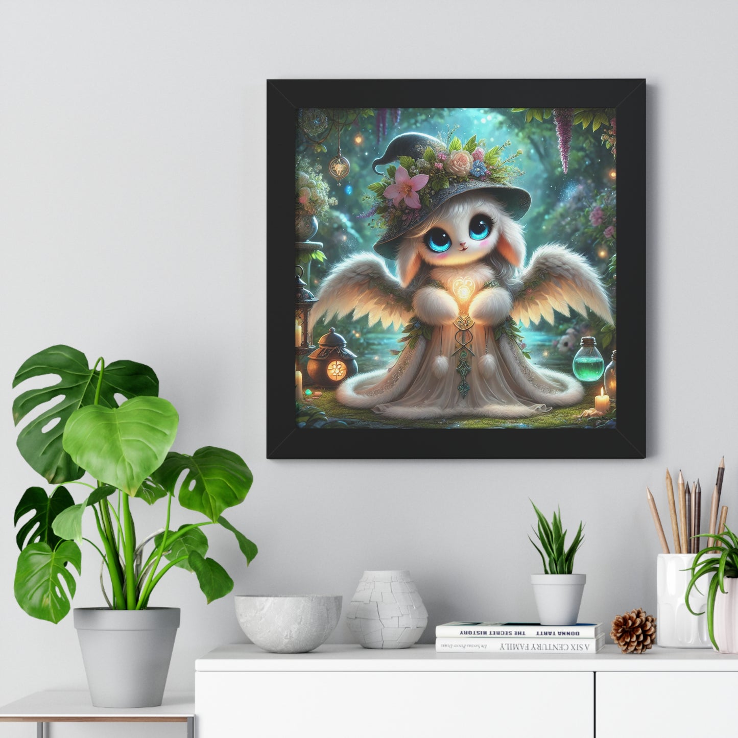 Framed Vertical Poster Anna the Mother Fairyland Guardian