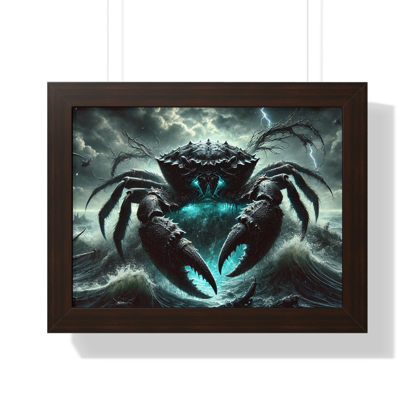 Happy Halloween Framed Horizontal Poster Cancer