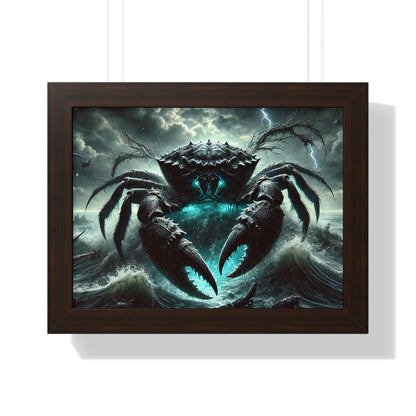 Happy Halloween Framed Horizontal Poster Cancer