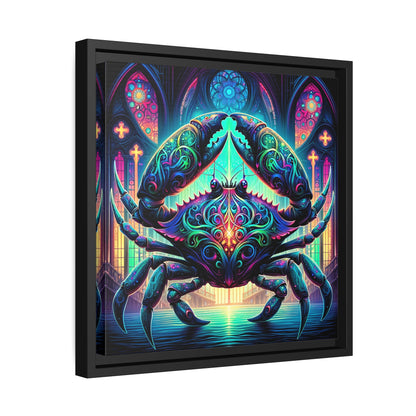 ZODIAC SIGN Matte Canvas, Black Frame