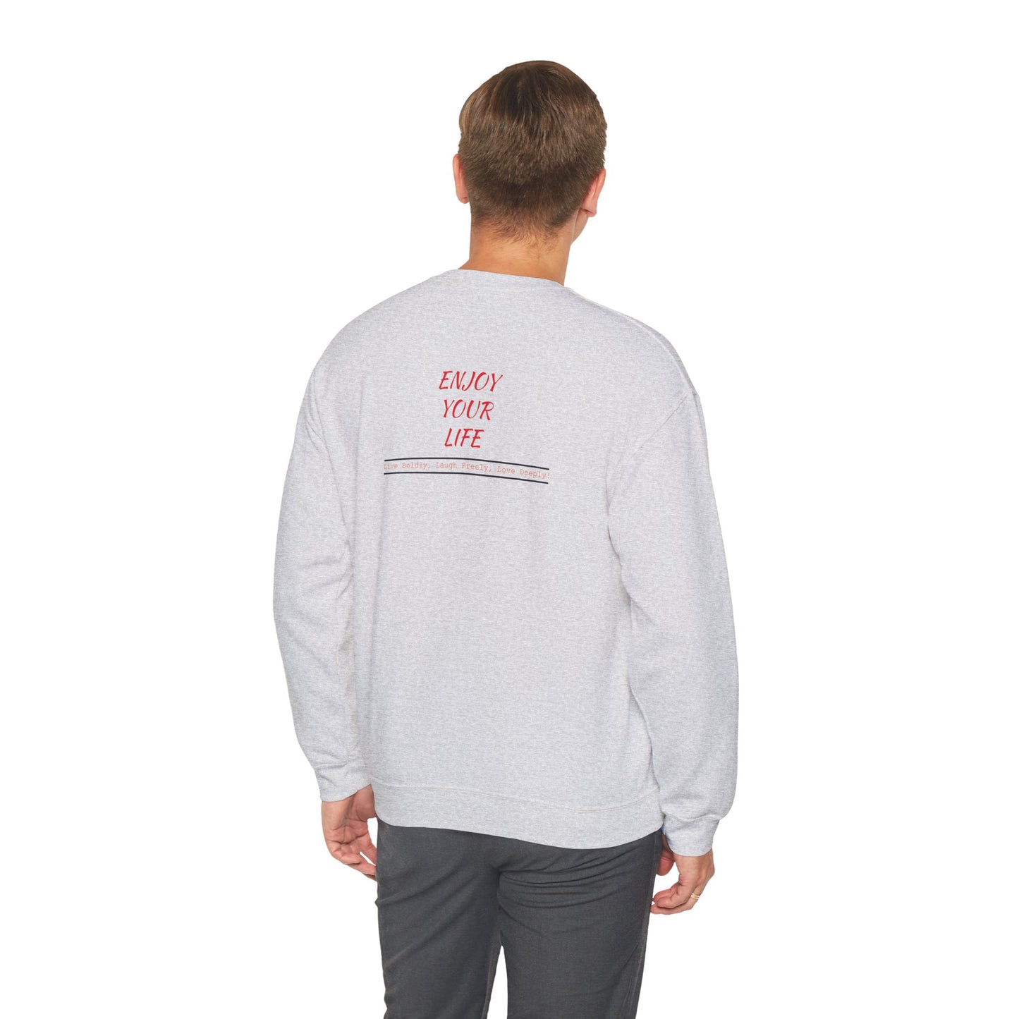 Unisex Heavy Blend™ Crewneck Sweatshirt ENJOY YOUR LIFE