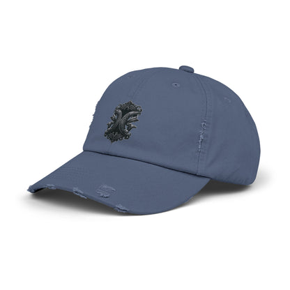 PISCES Unisex Distressed Cap