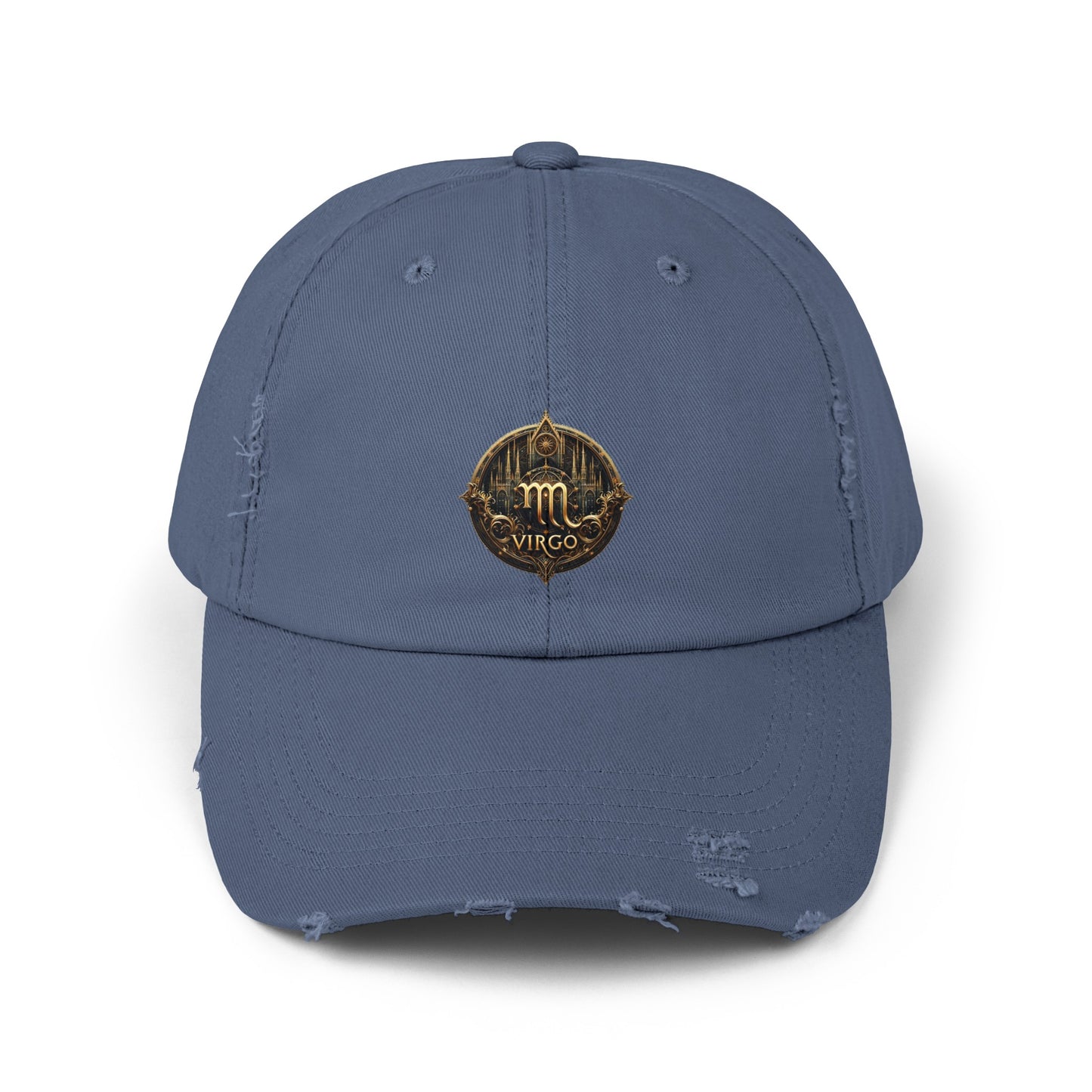 VIRGO Unisex Distressed Cap