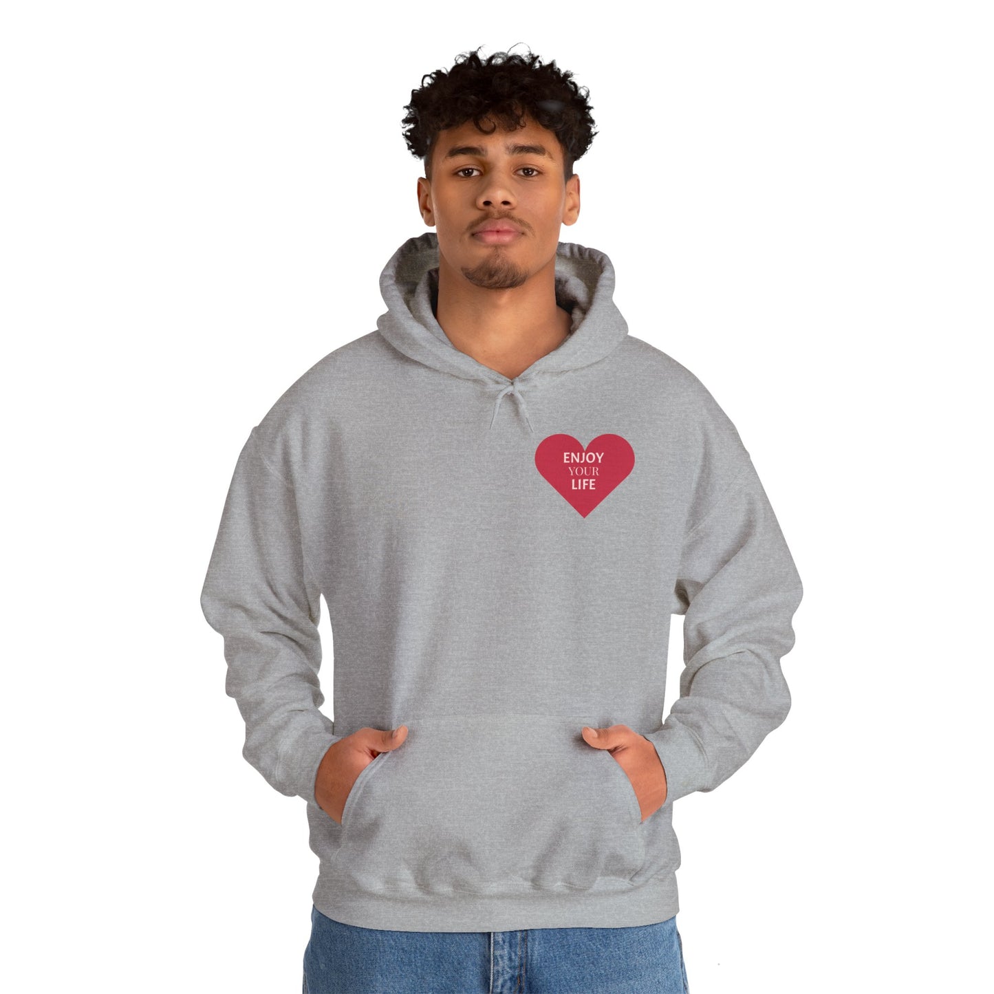 Unisex Heavy Blend™ Hooded Sweatshirt ENJOY YOUR LIVE