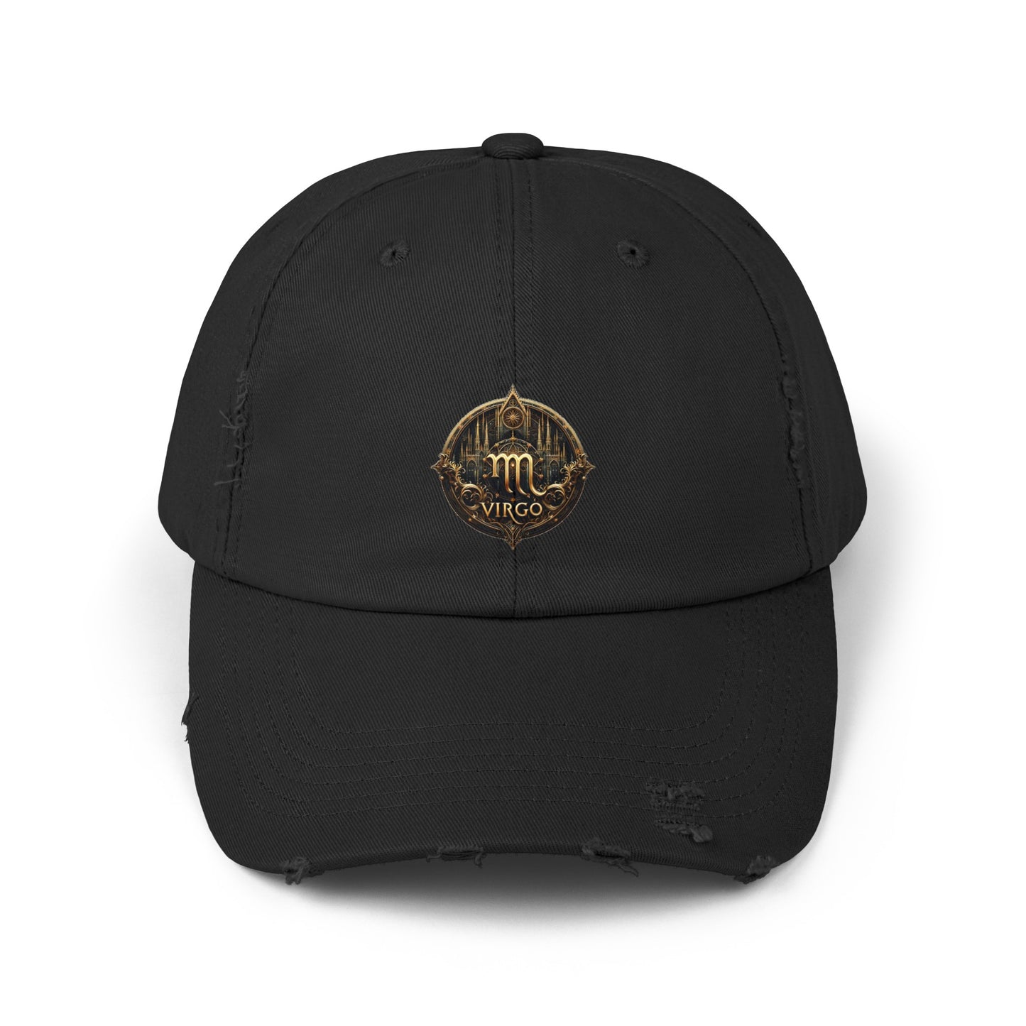 VIRGO Unisex Distressed Cap
