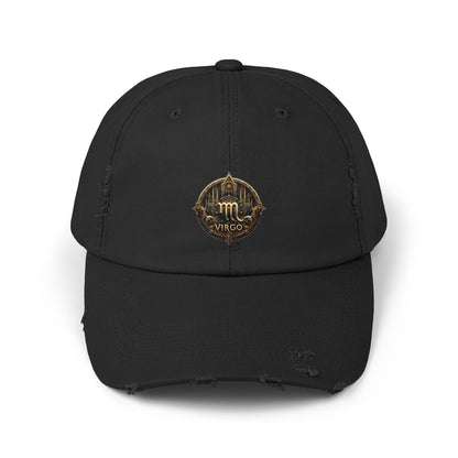 VIRGO Unisex Distressed Cap