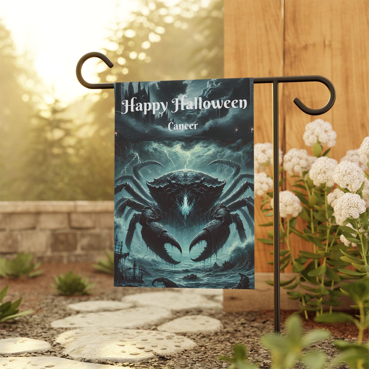 Happy Halloween Garden & House Banner - Cancer