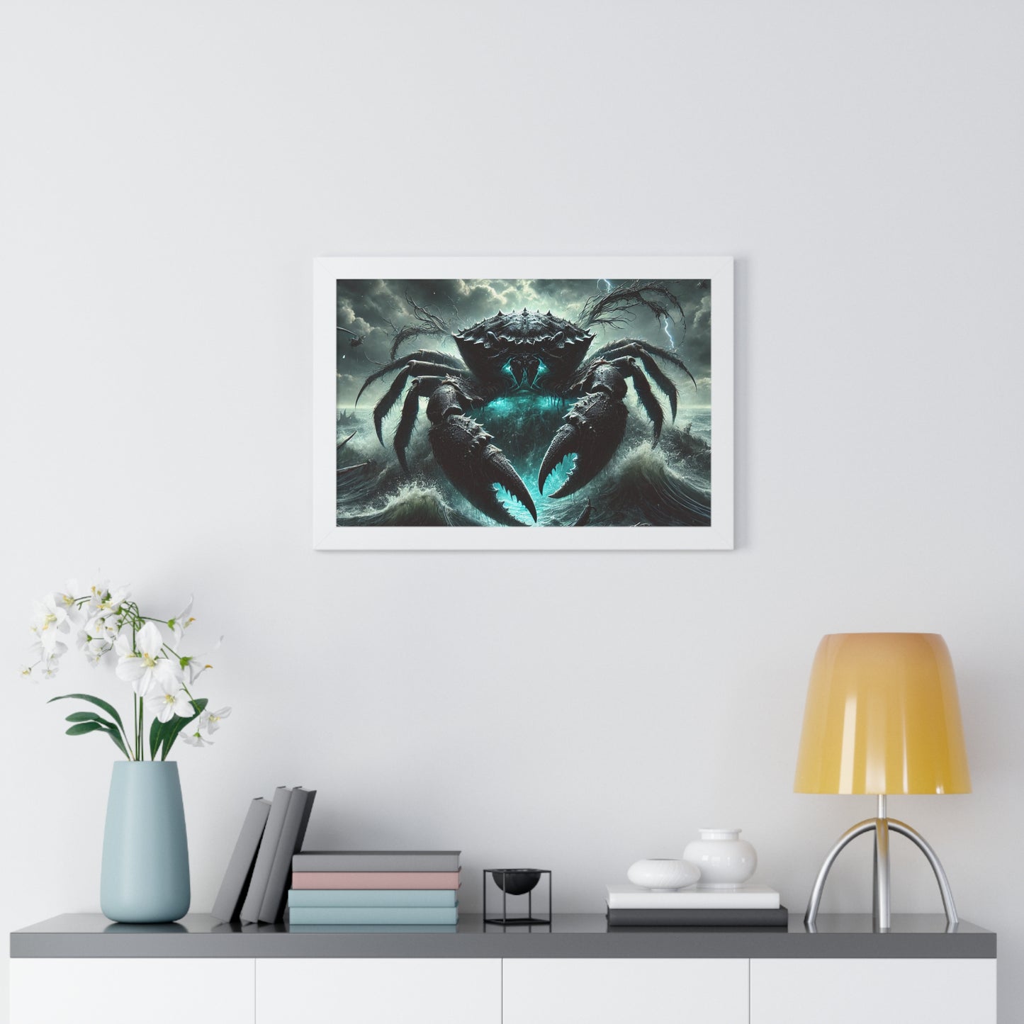 Happy Halloween Framed Horizontal Poster Cancer