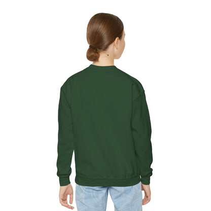 Youth Crewneck Sweatshirt Enjoy Your Life white