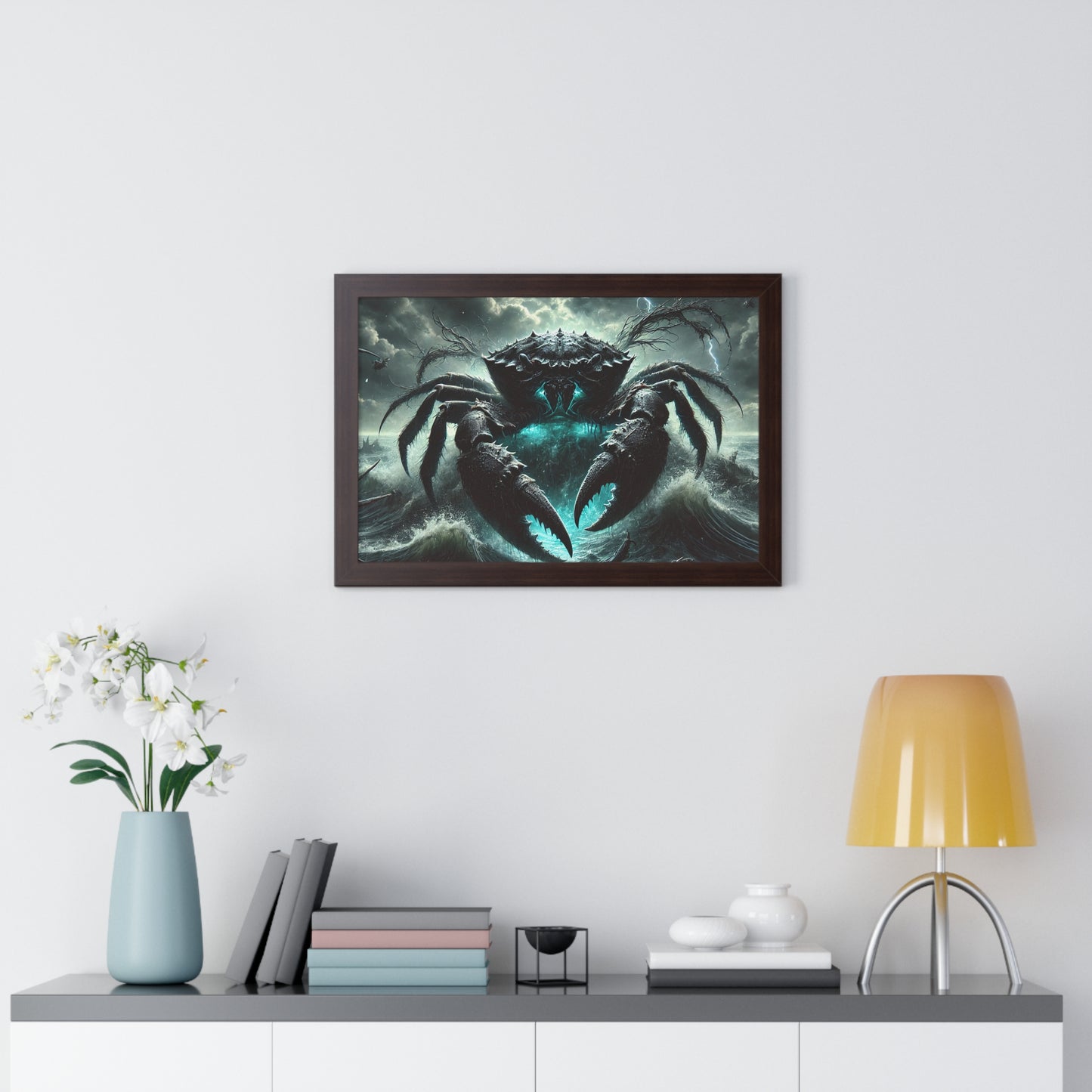 Happy Halloween Framed Horizontal Poster Cancer