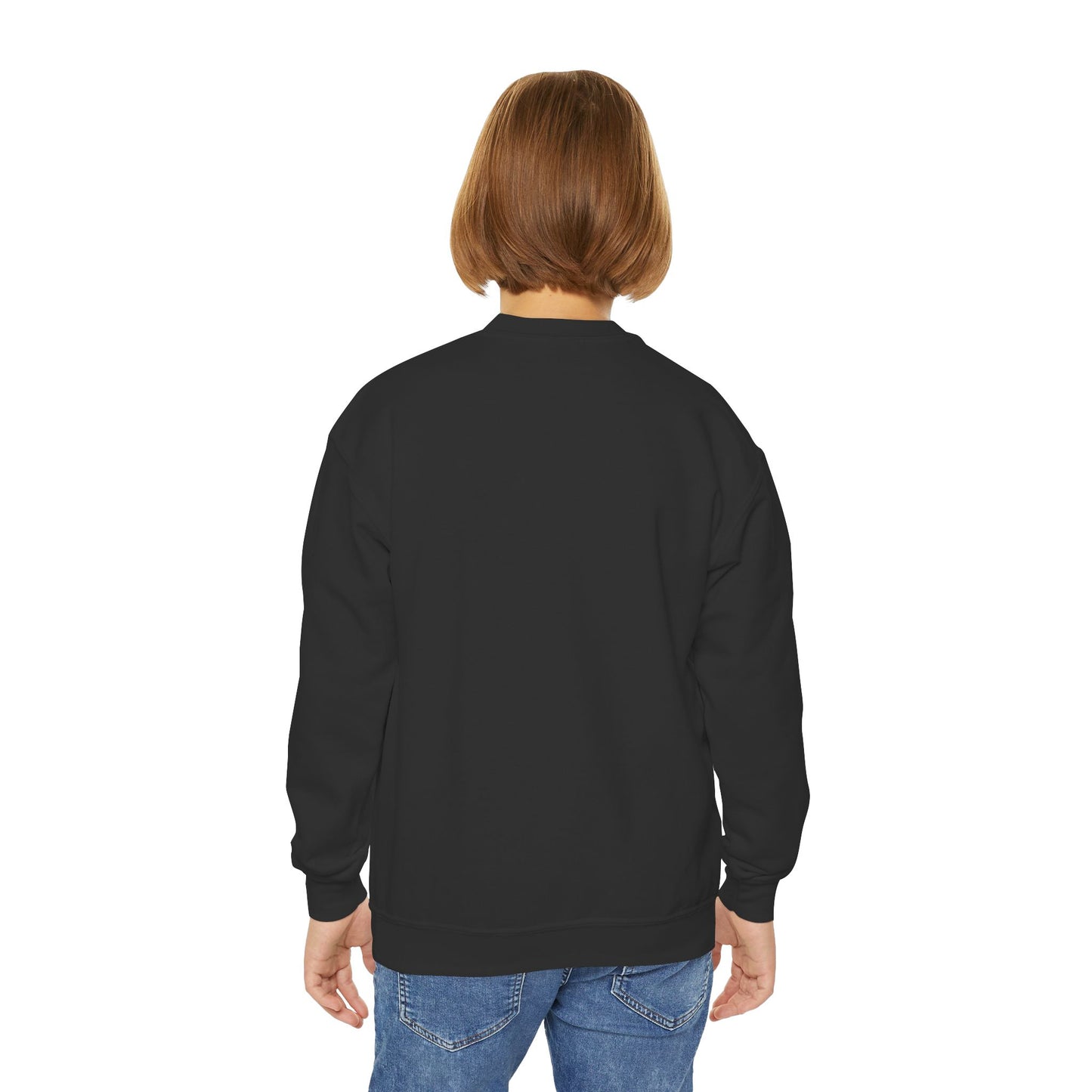 Youth Crewneck Sweatshirt Enjoy Your Life white