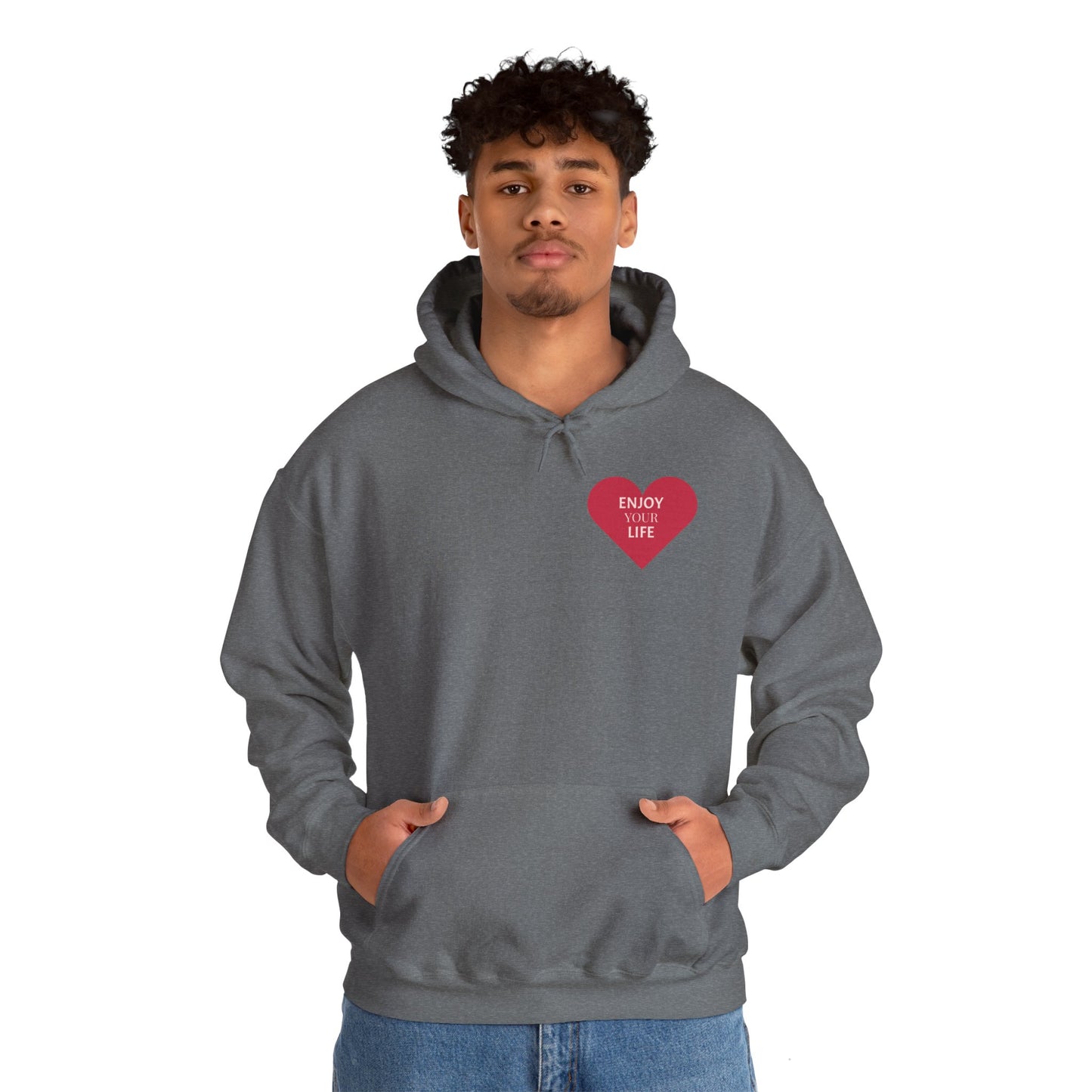 Unisex Heavy Blend™ Hooded Sweatshirt ENJOY YOUR LIVE