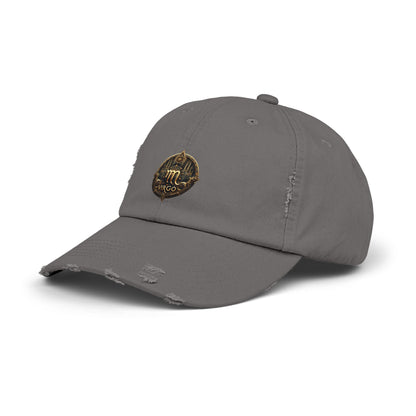 VIRGO Unisex Distressed Cap