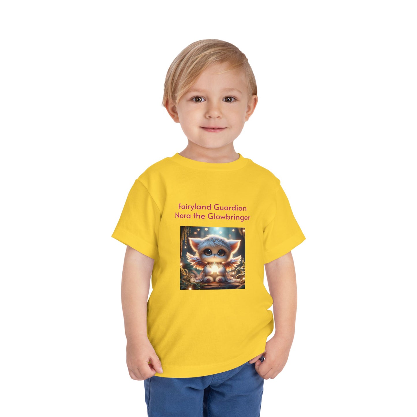 Toddler Short Sleeve Tee Nora the Glowbringer