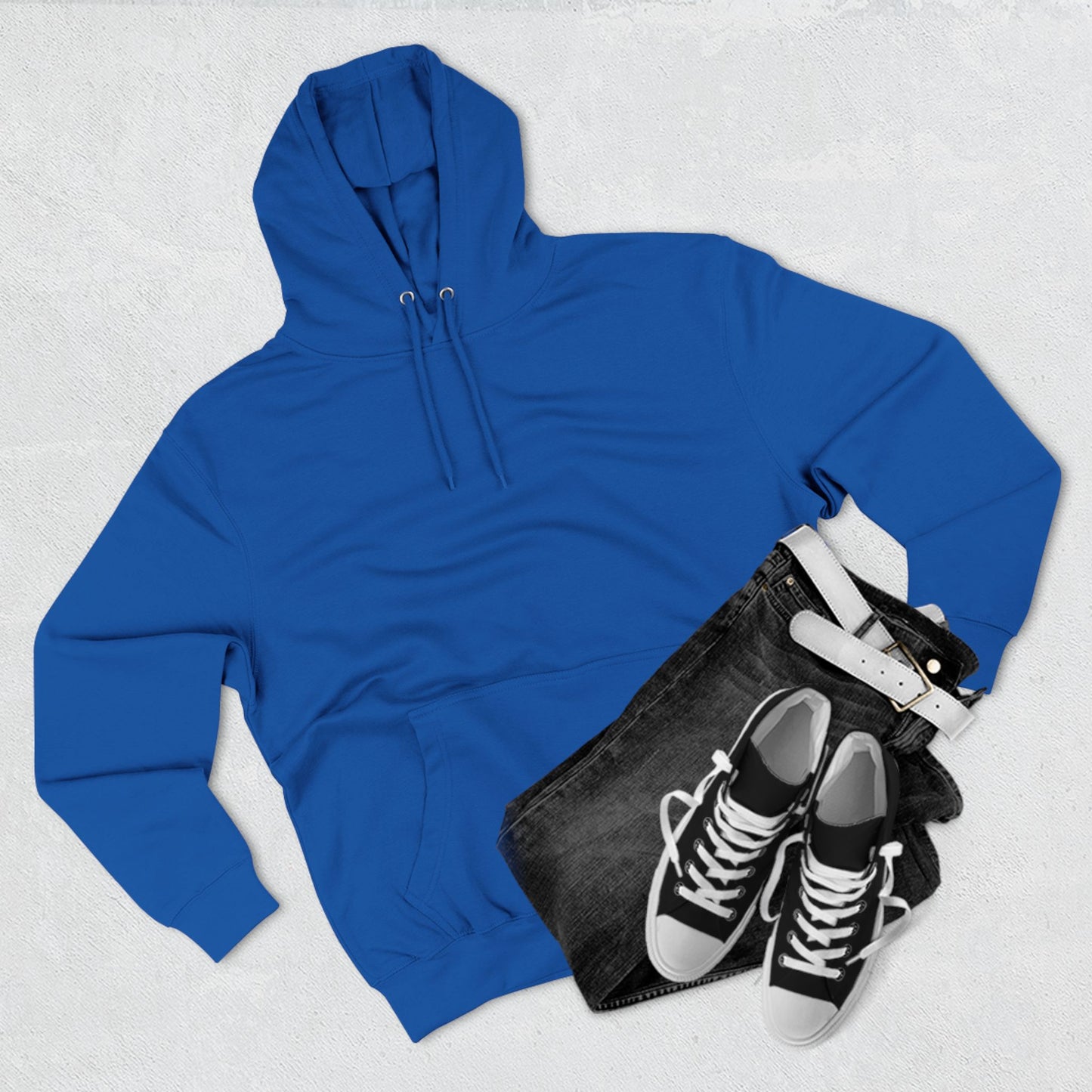 Three-Panel Fleece Hoodie Enjoy Your Life