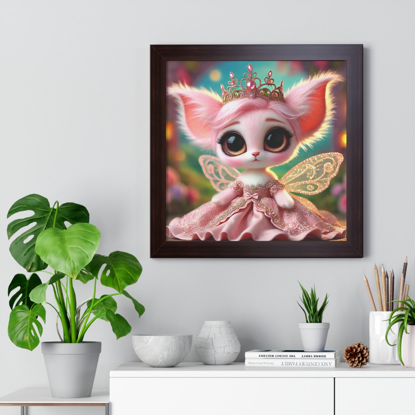 Framed Vertical Poster Laura the Princess Fairyland Guardian