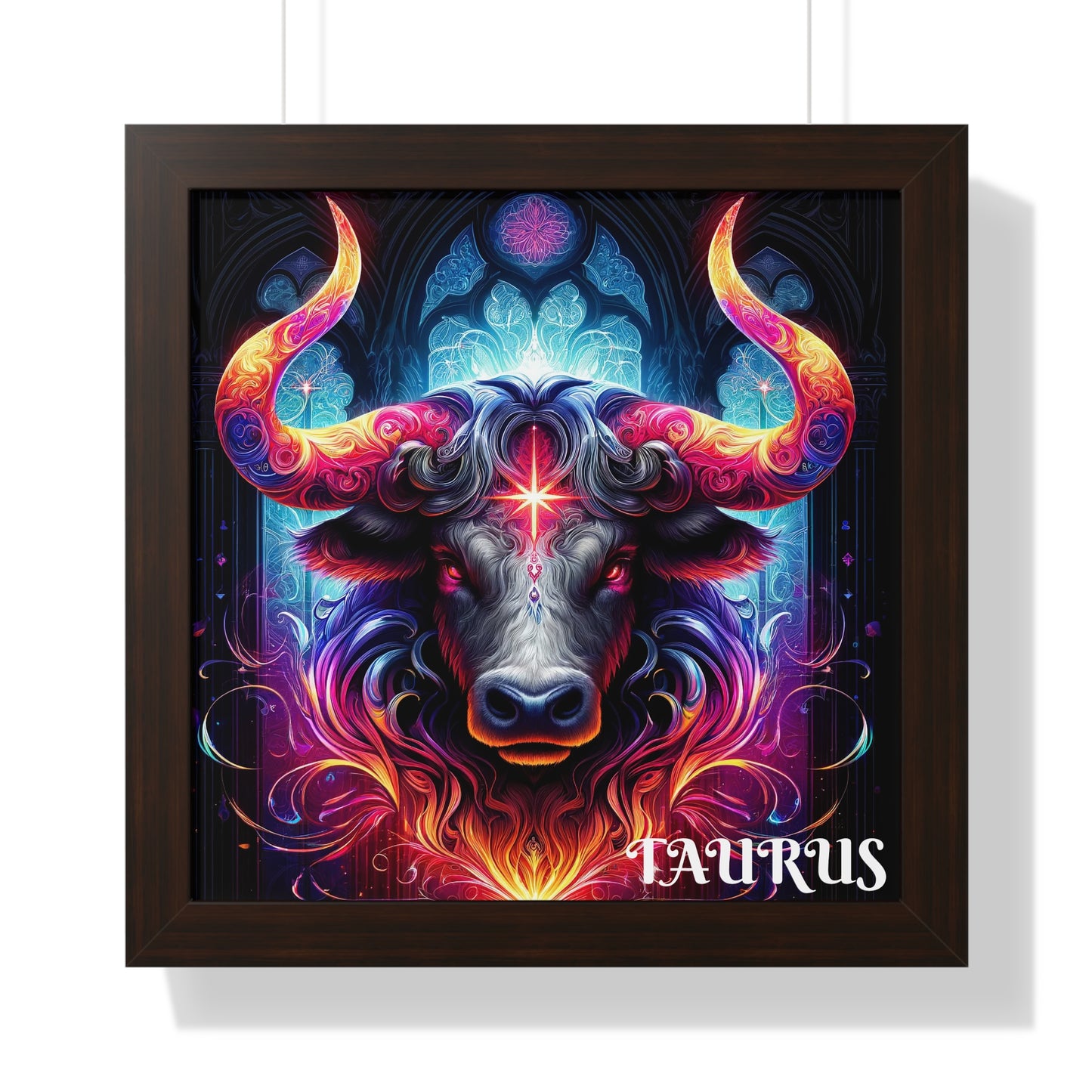 Taurus Framed Vertical Poster