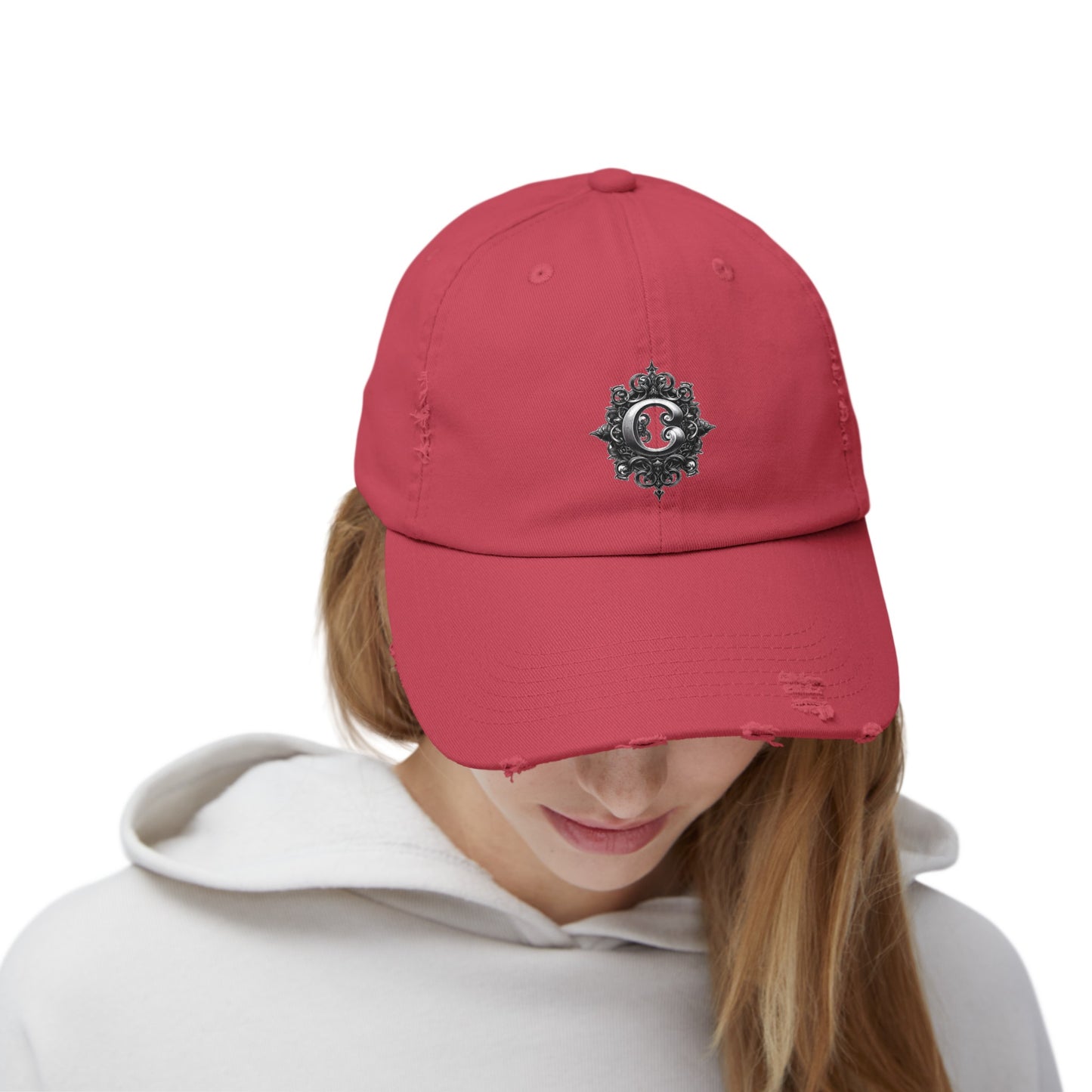 ZODIAC SIGN CANCER Unisex Distressed Cap