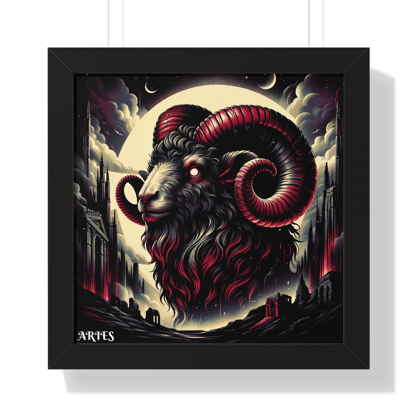 ARIES Framed Vertical Poster