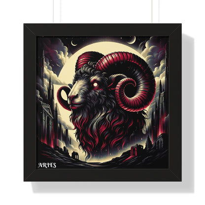 ARIES Framed Vertical Poster