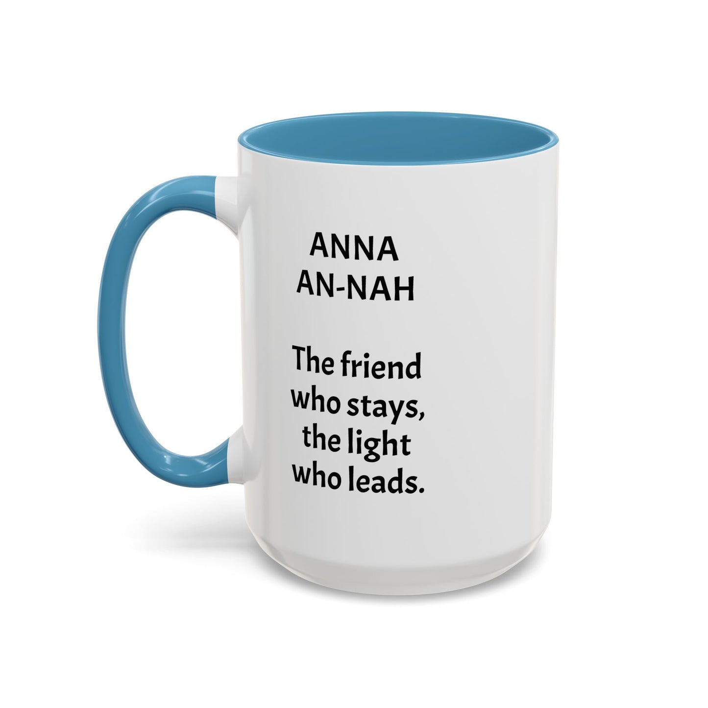 Mystical ANNA Name Mug – Witchy Quote Mugs – “She Walks Between Worlds” & “The Friend Who Stays”