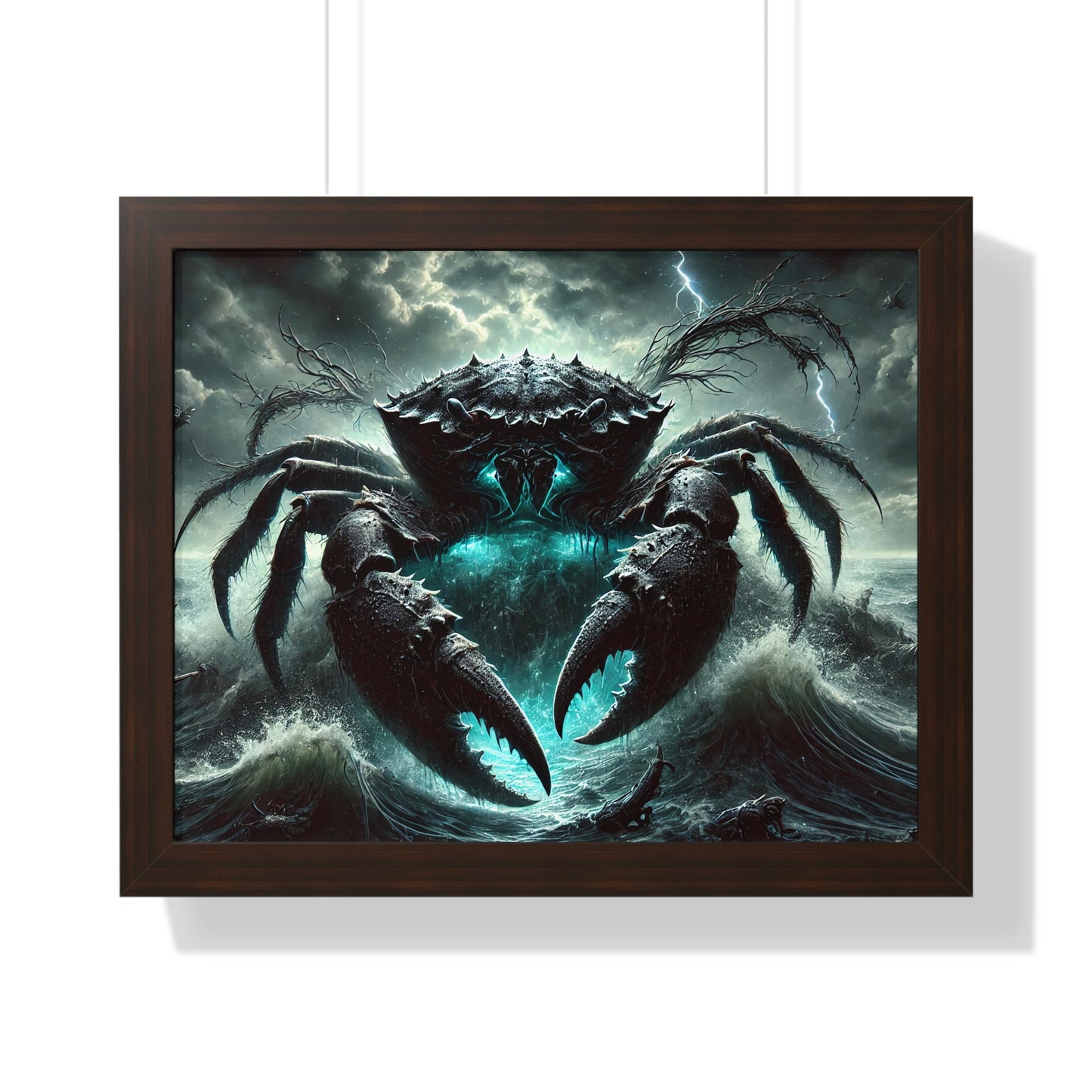 Happy Halloween Framed Horizontal Poster Cancer