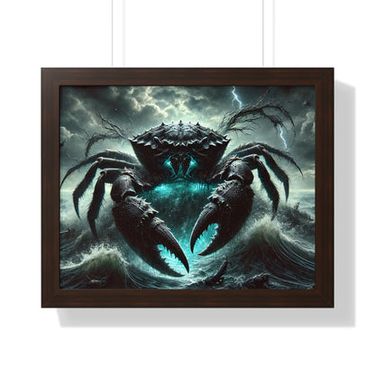Happy Halloween Framed Horizontal Poster Cancer