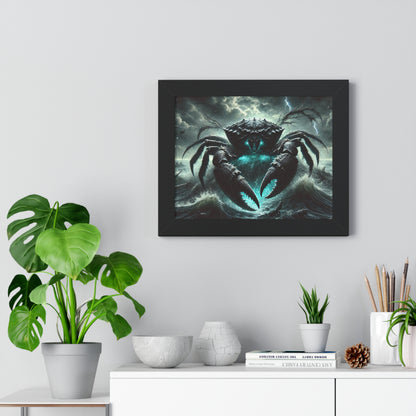 Happy Halloween Framed Horizontal Poster Cancer