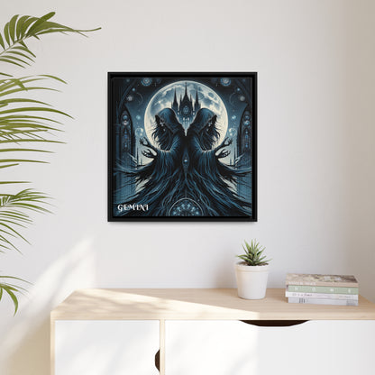 GEMINI Matte Canvas, Black Frame