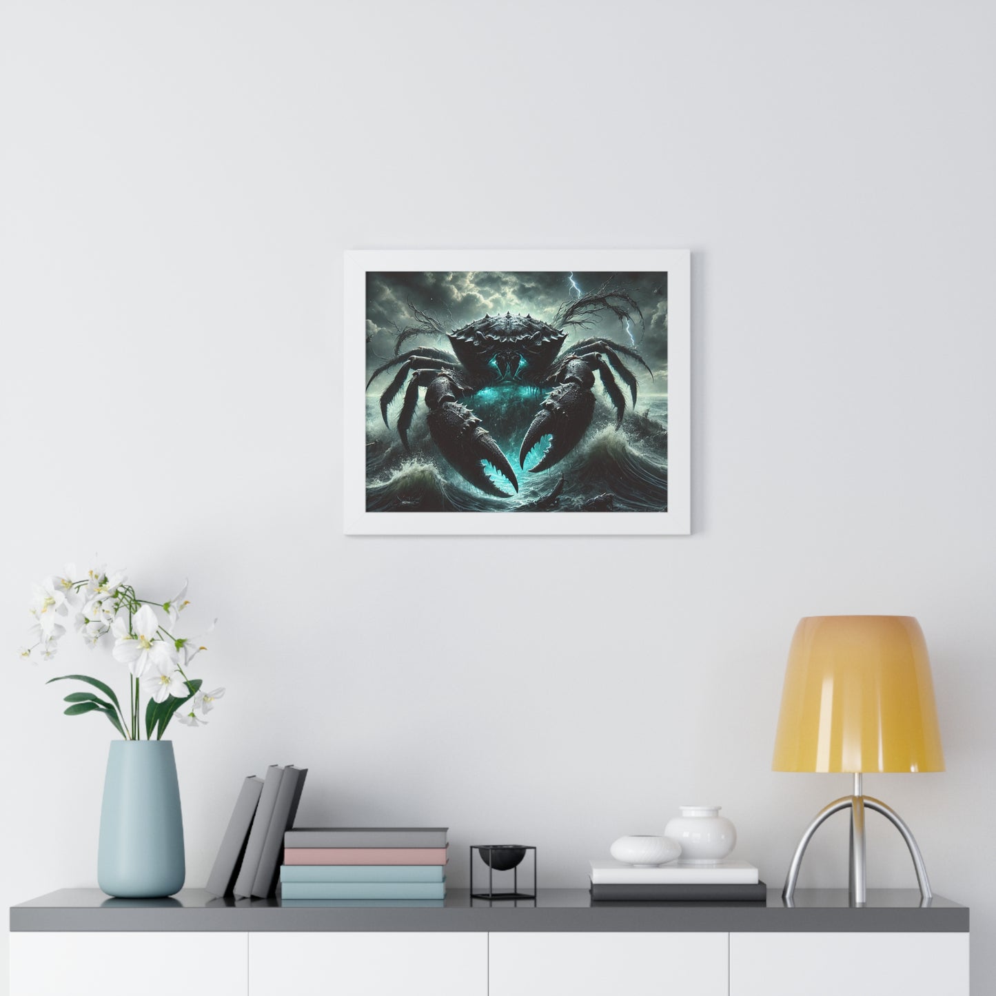 Happy Halloween Framed Horizontal Poster Cancer