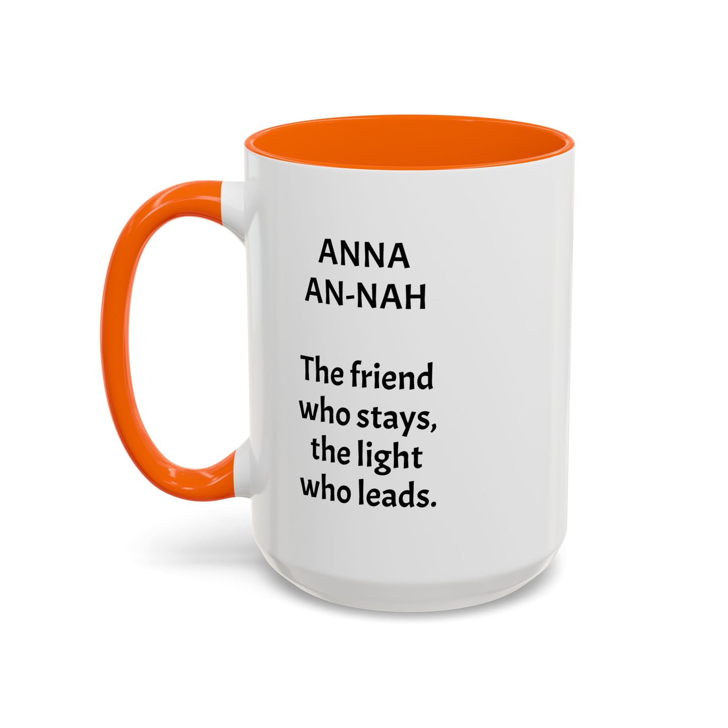 Mystical ANNA Name Mug – Witchy Quote Mugs – “She Walks Between Worlds” & “The Friend Who Stays”
