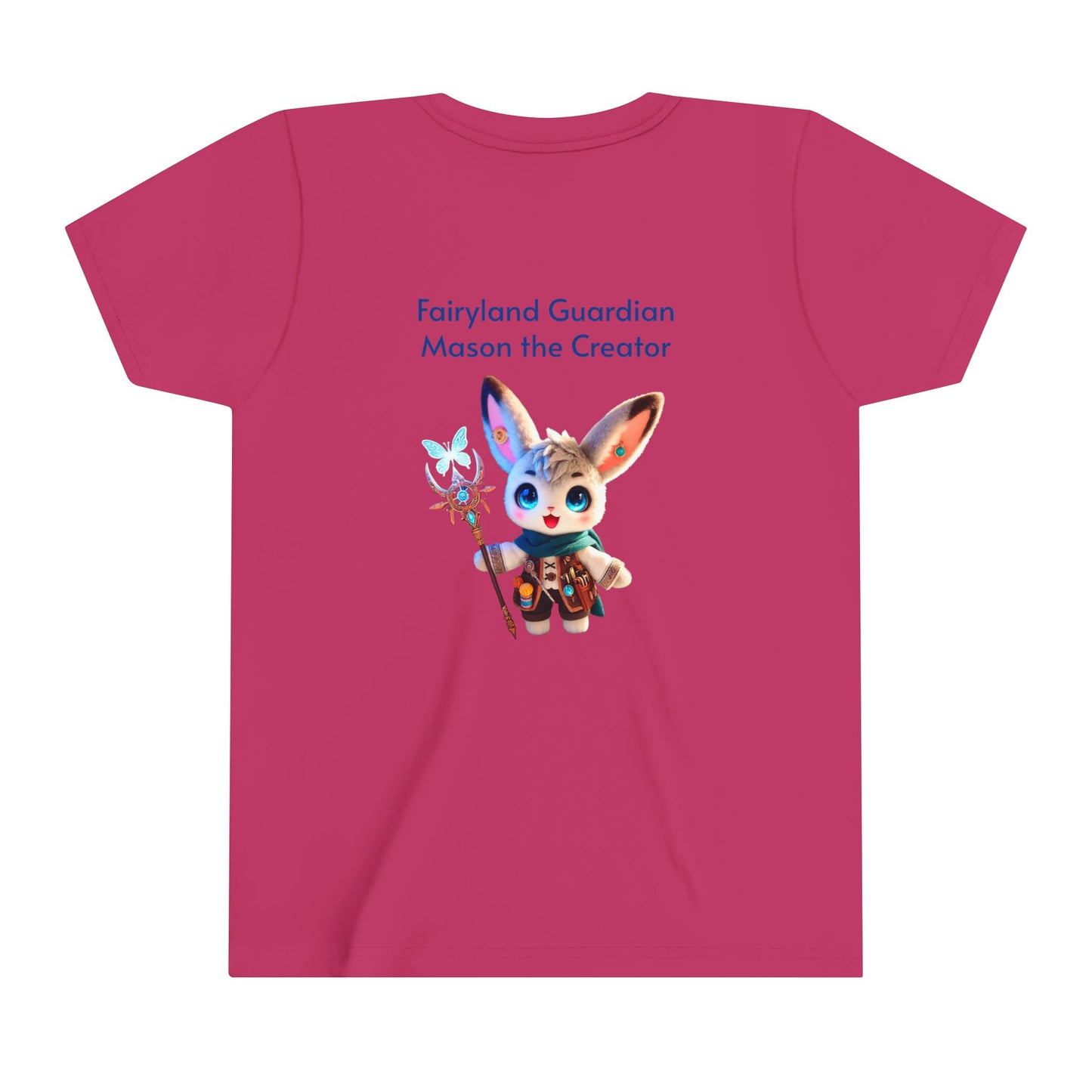 Short Sleeve Tee - Mason the Creator - Cute & Magical Design for Kids