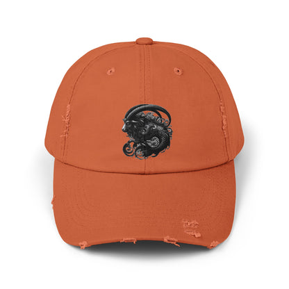 CAPRICORN Unisex Distressed Cap