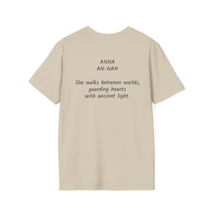Mystical ANNA Name T-Shirt – Guardian of Light Edition. Spiritual Quote T-Shirt, Gift for Her, Affirmation Clothing, Unique Graphic Tee, Inspirational Apparel, Casual Style