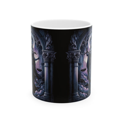 LIBRA GOTHIC Ceramic Mug, (11oz, 15oz)