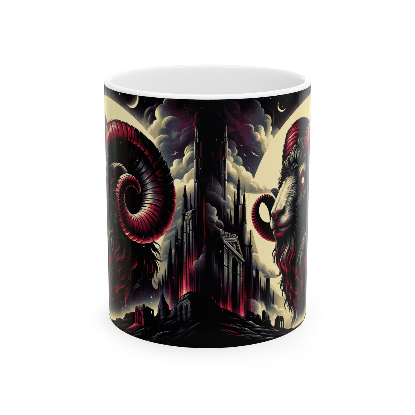 ARIES GOTHIC Ceramic Mug, (11oz, 15oz)