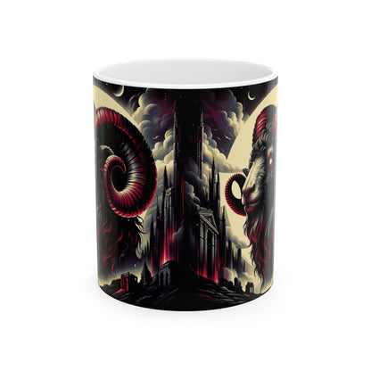 ARIES GOTHIC Ceramic Mug, (11oz, 15oz)